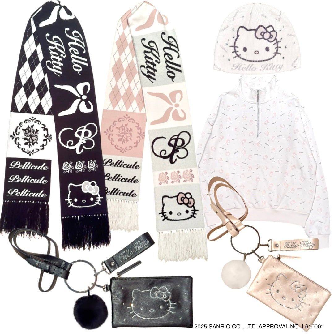 HELLO KITTY charm pouch shoulder｜PELLICULE | ぺリキュール