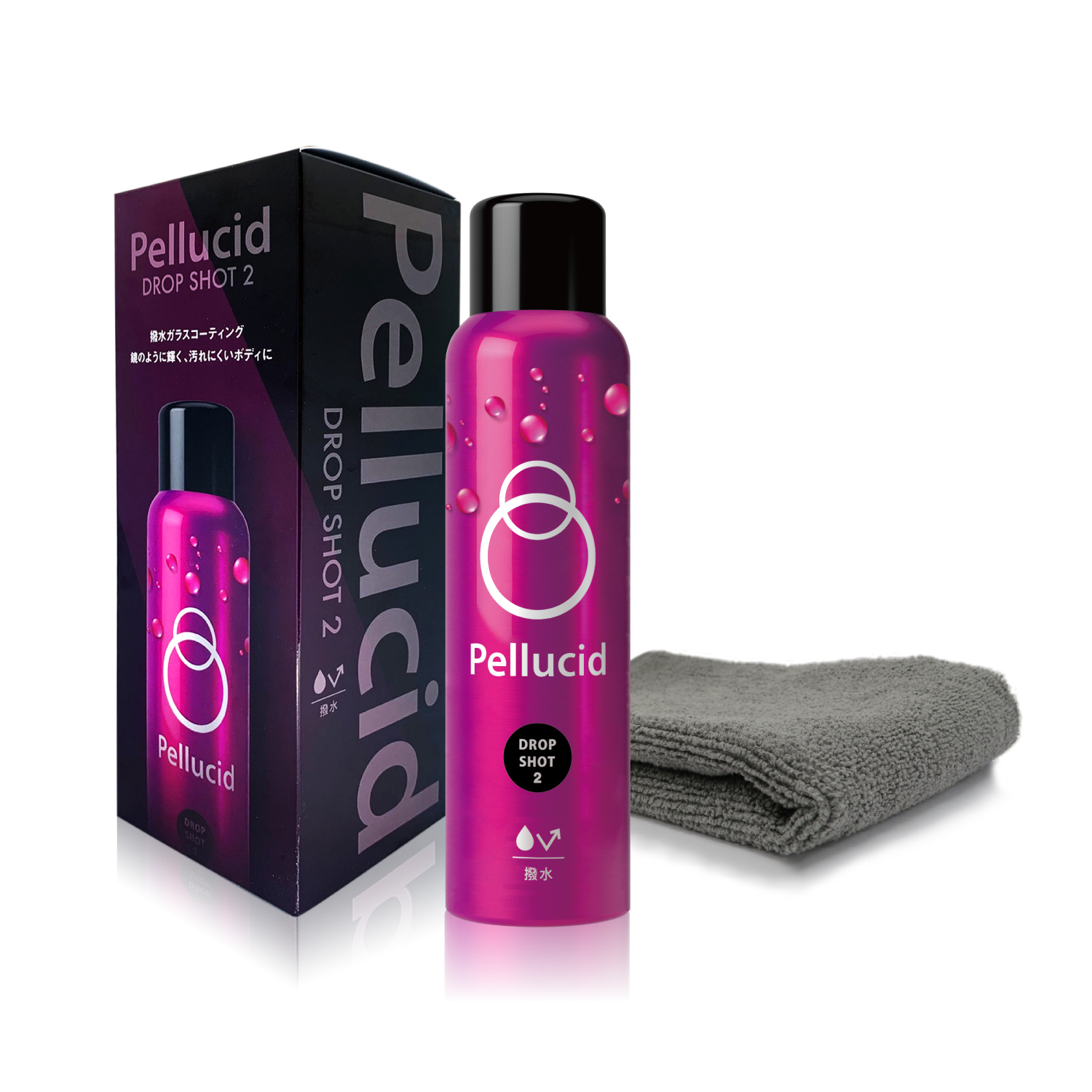 ガラスコーティング剤 ドロップショット180 撥水タイプ｜ペルシード