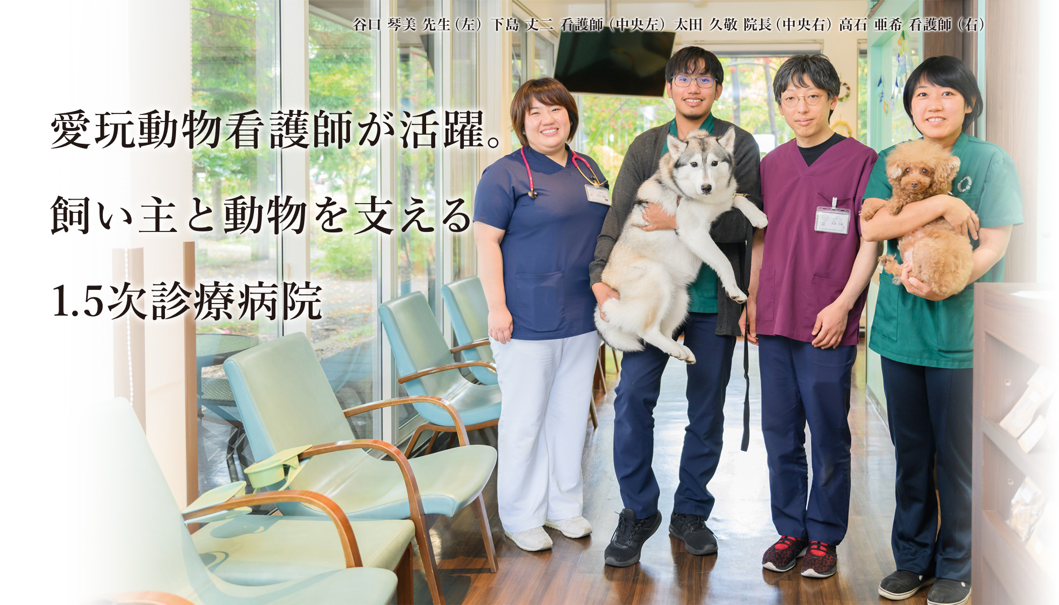 愛玩動物看護師が活躍。飼い主と動物を支える1.5次診療病院 | 緑の森
