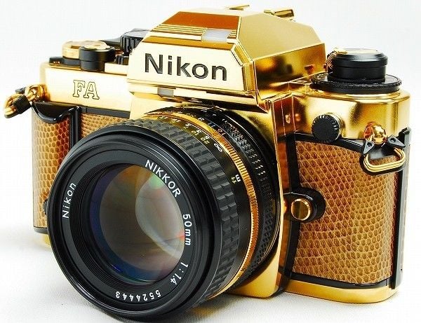 eBay Alert: Care to Pick Up a 24 Karat Gold-Plated Nikon FA? It'll
