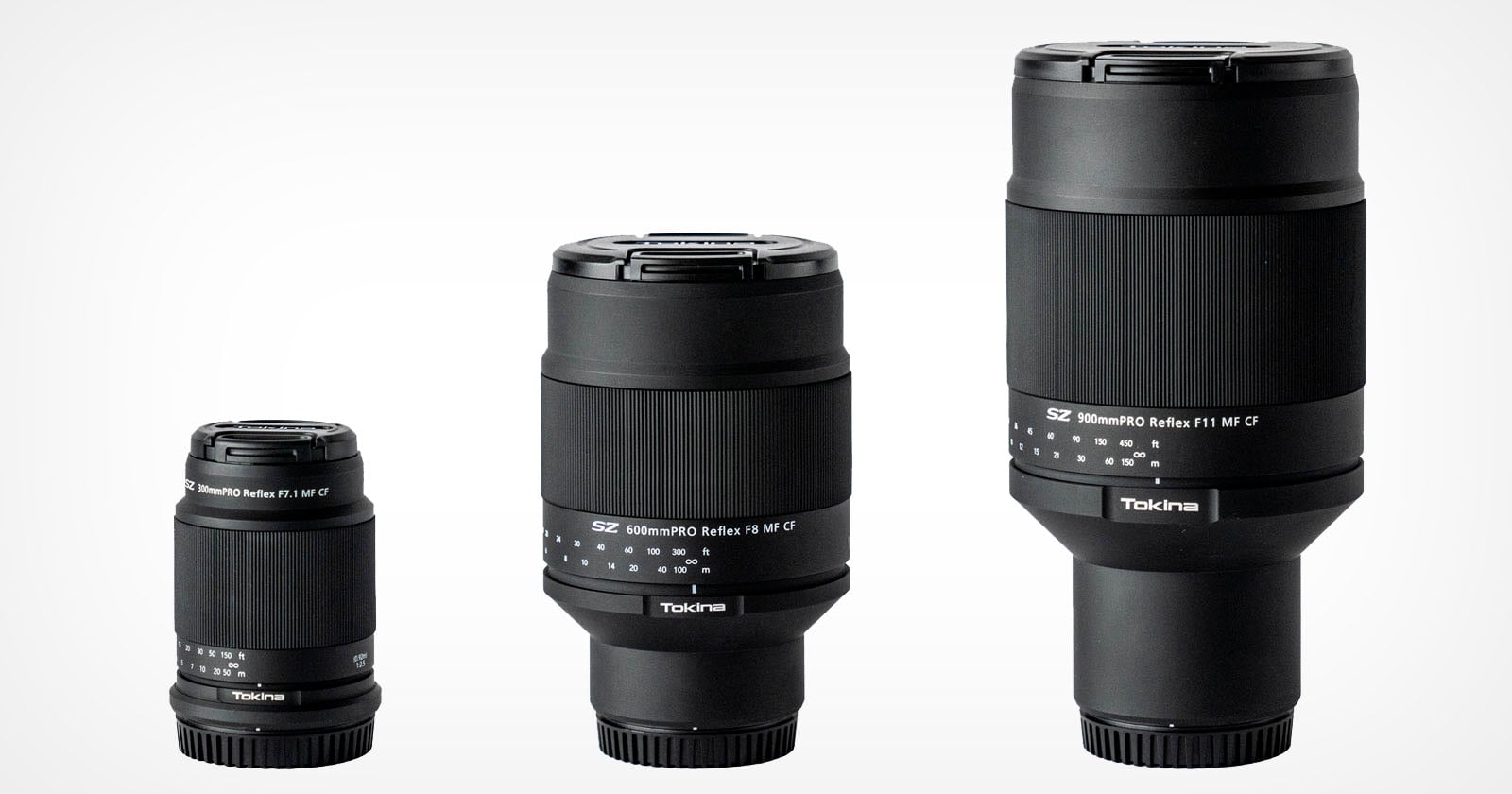 Tokina's 300mm, 600mm, and 900mm Reflex Lenses are Coming in