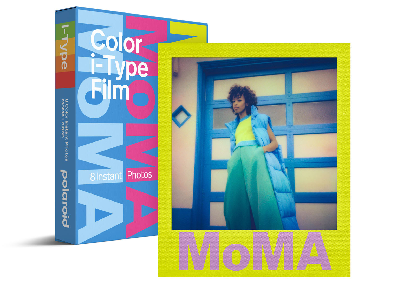 Polaroid and MoMA Collab on Bright Blue Instant Camera and Vibrant