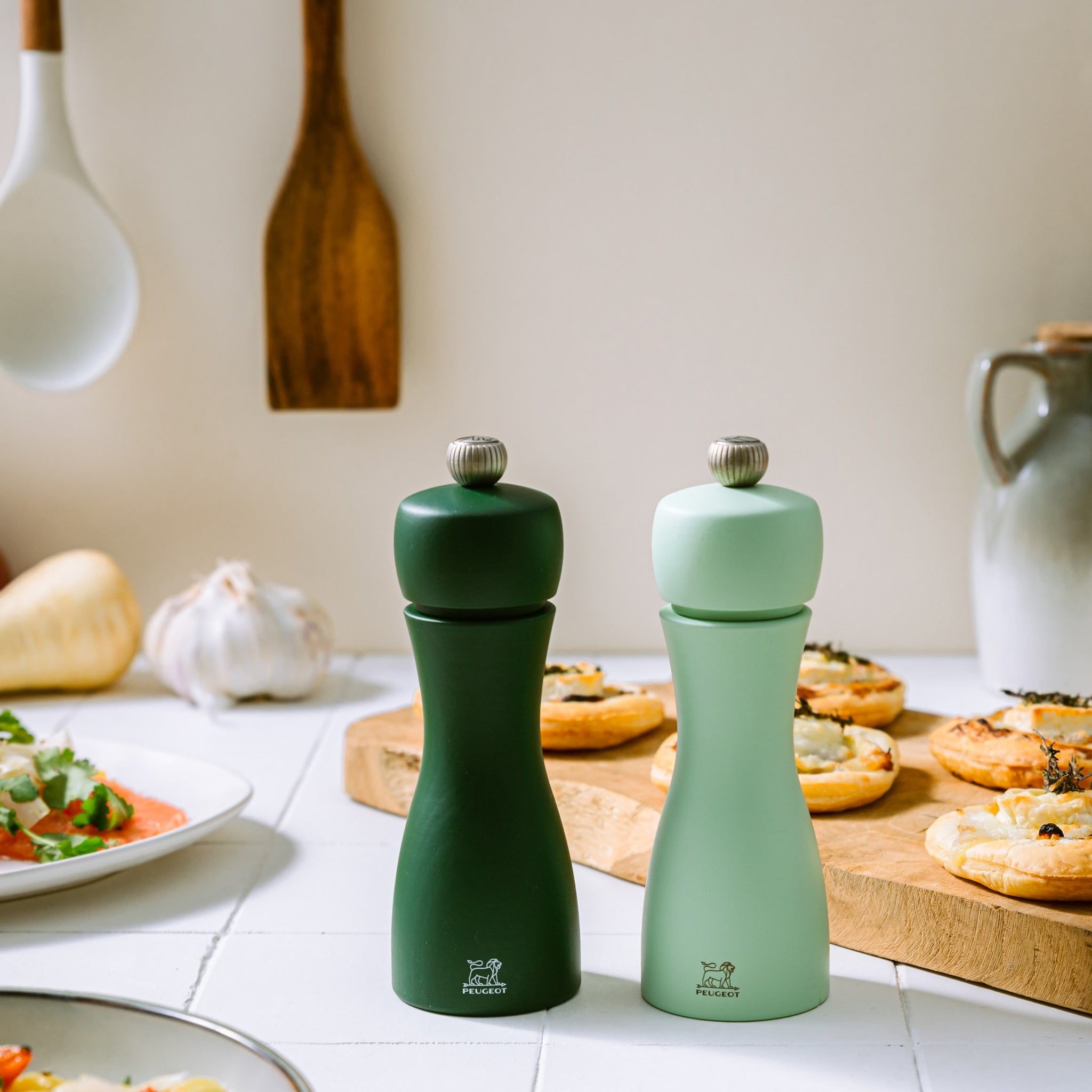 プジョー公式 タヒチ15㎝ ペッパーミル＆ソルトミル グリーン 2/42950