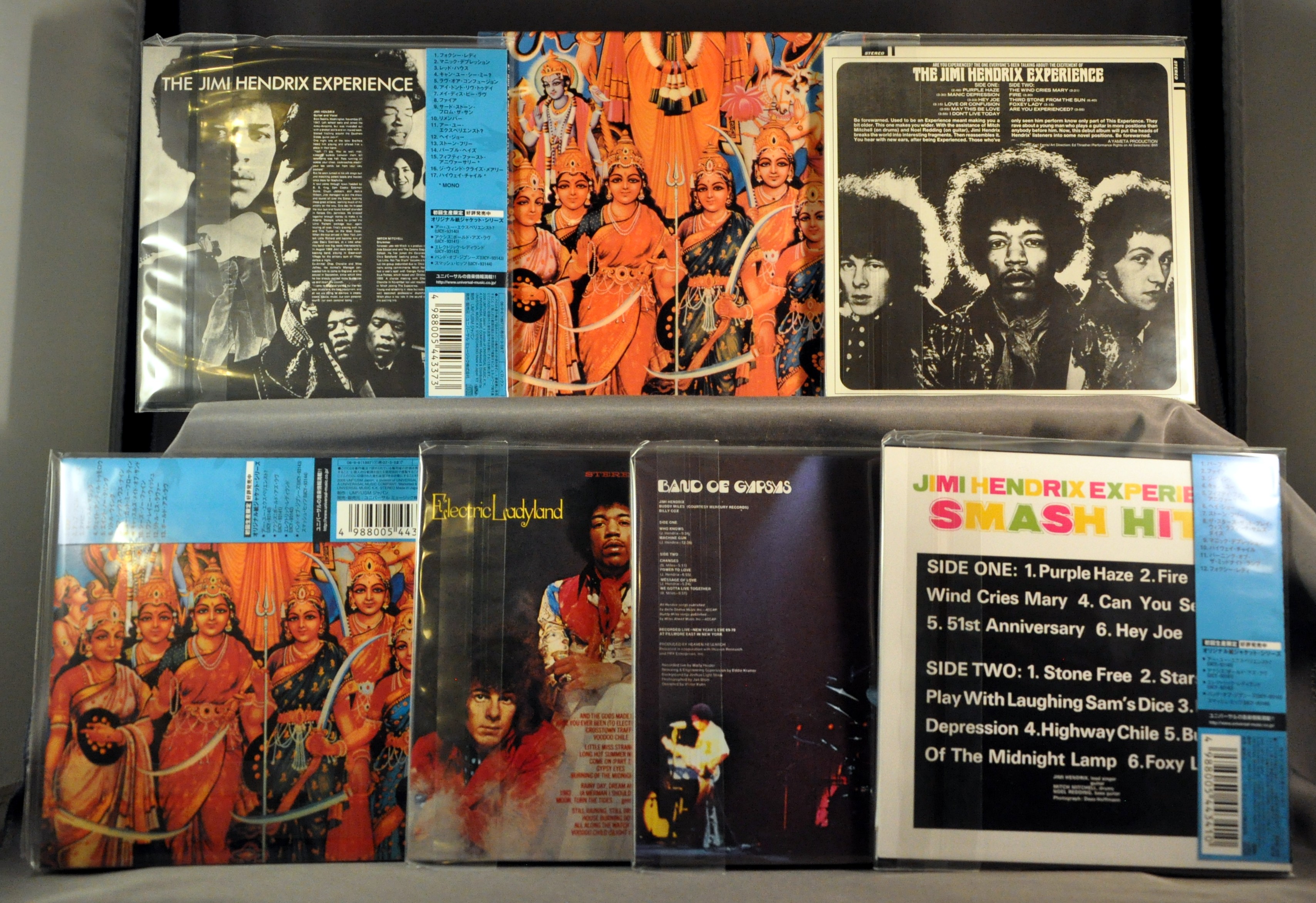 Jimi HENDRIX Orig. 2006 JAPAN PROMO BOX, Sleeve (no CD) and OBI's