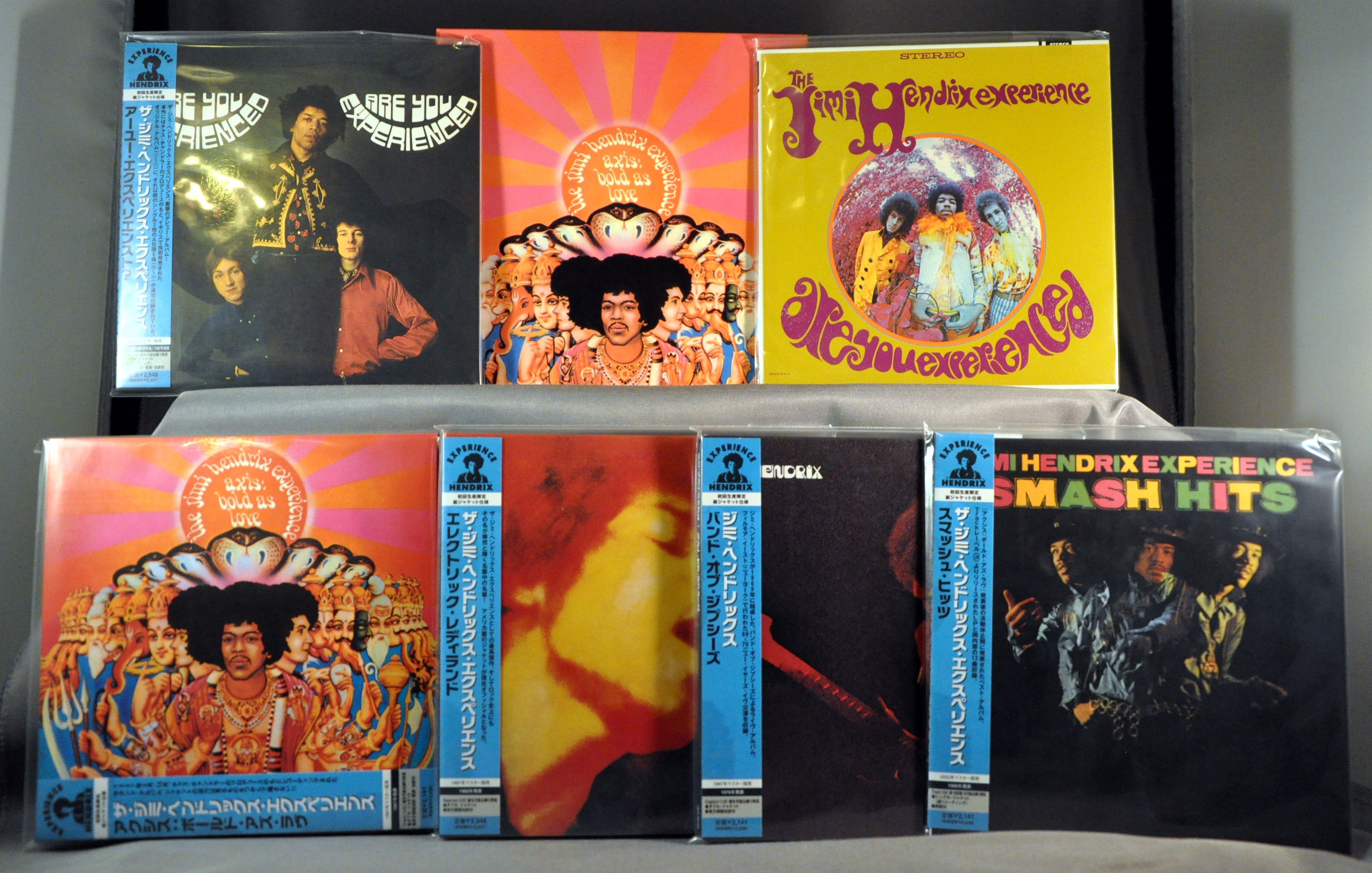 Jimi HENDRIX Orig. 2006 JAPAN PROMO BOX, Sleeve (no CD) and OBI's