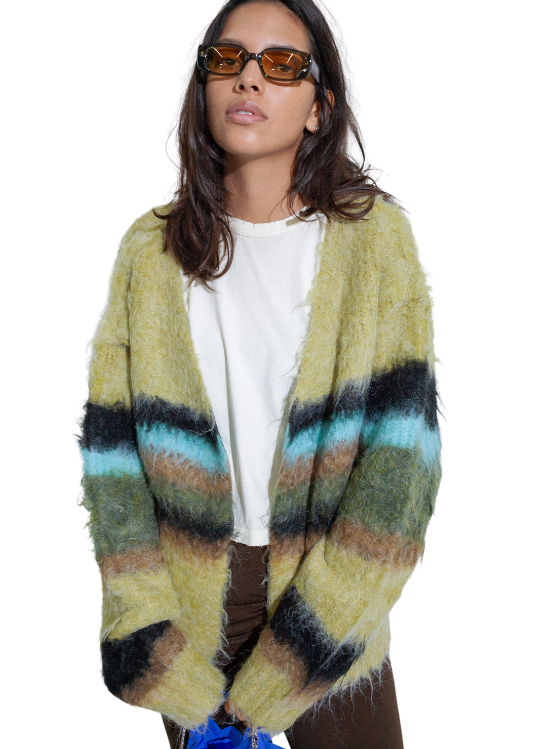 PERVERZE Double Stripe Knit Cardigan 【公式通販】