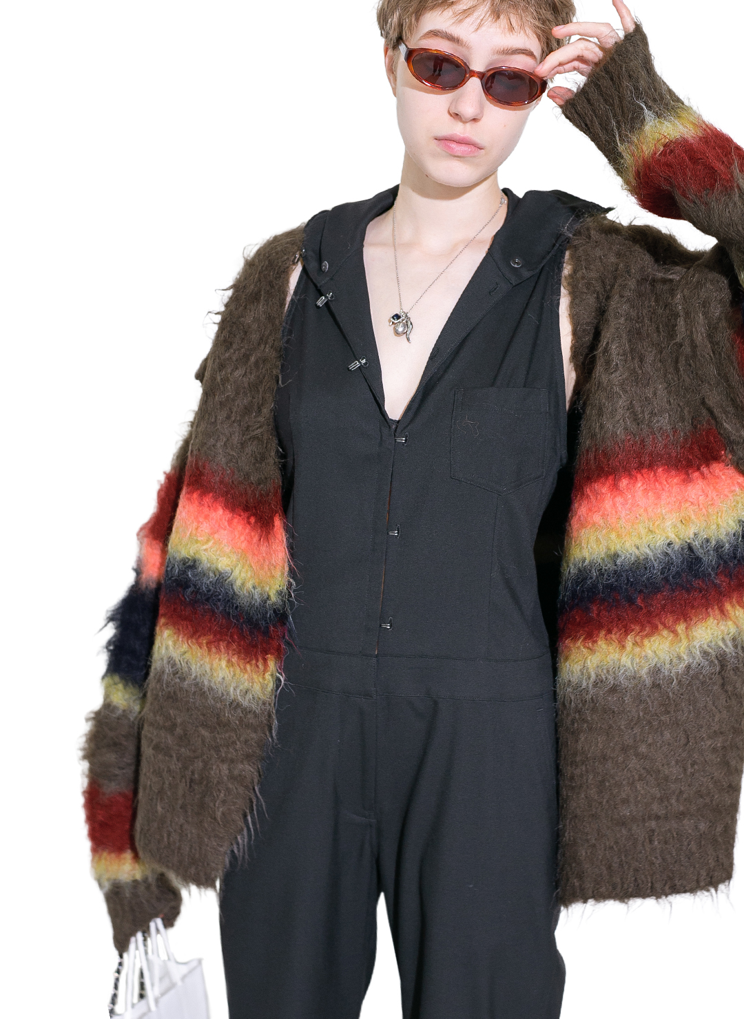 PERVERZE Double Stripe Knit Cardigan 【公式通販】