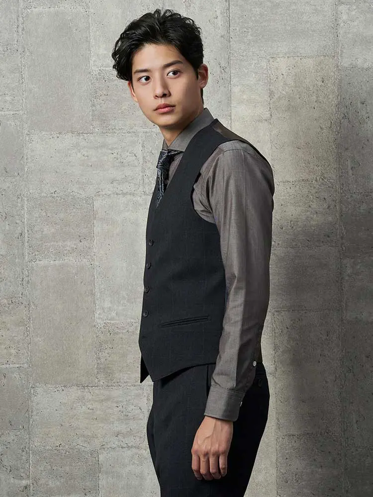 上下洗える】スリーピーススーツ ウールライク【クラシコ】ウィンド