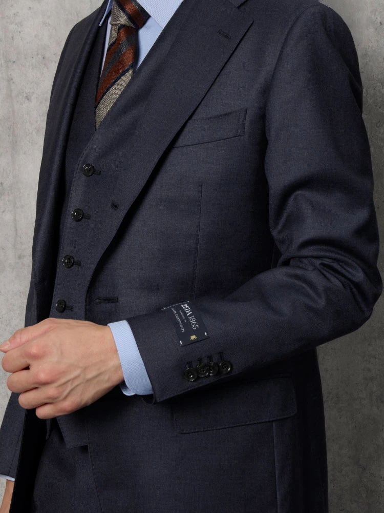 REDA】ウール100％ スリーピースウールスーツ ブルー | P.S.FA公式通販