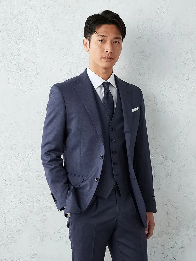 定価19万円 TAGLIATORE タリアトーレ スーツ 3ピース 46サイズ グレー