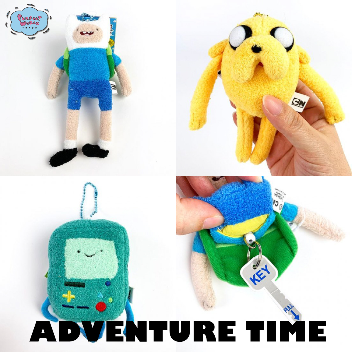 アドベンチャータイムのマスコットが登場♪フィンやジェイクのゆる感が