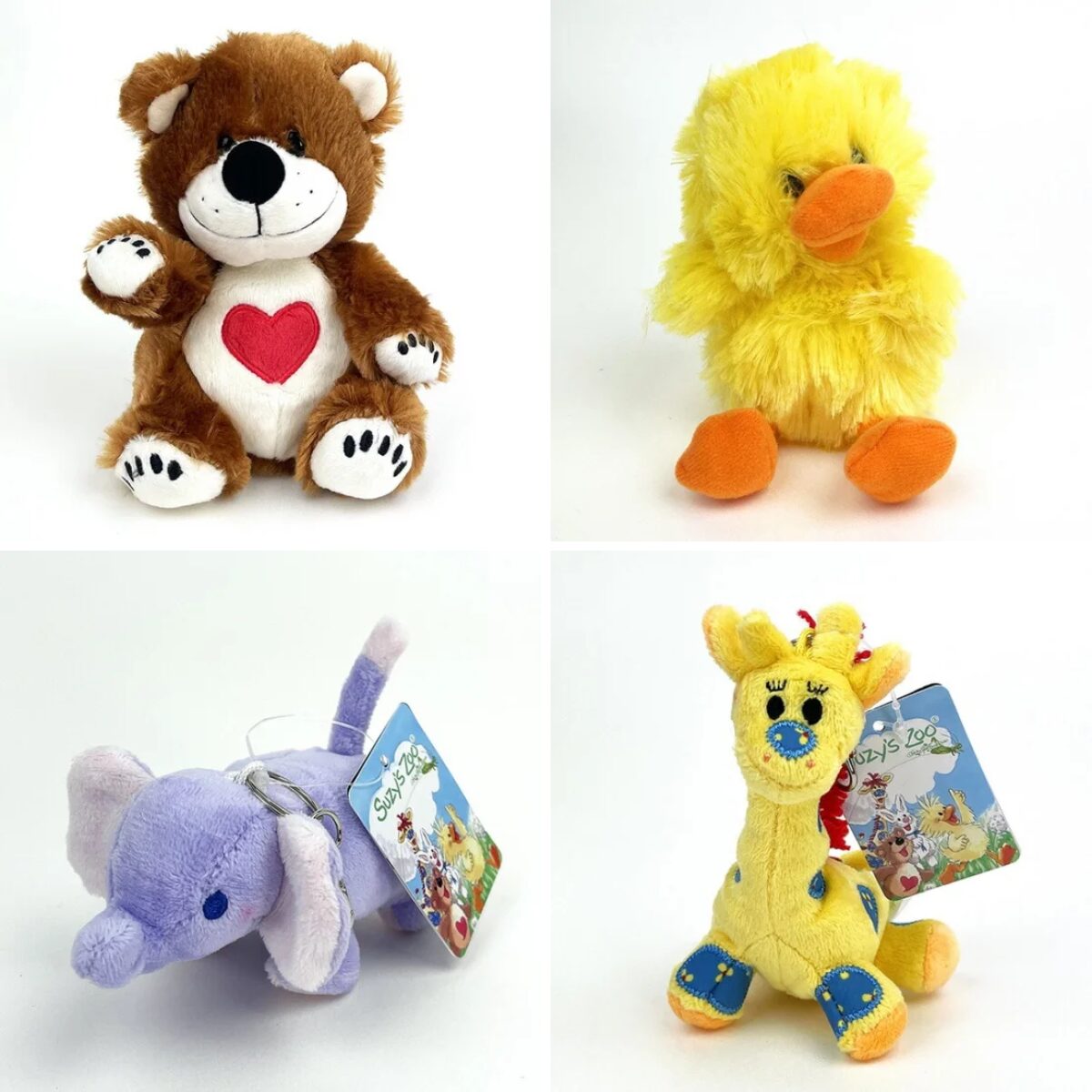 スージー・ズーのぬいぐるみとマスコット。かわいいスージーズーの仲間