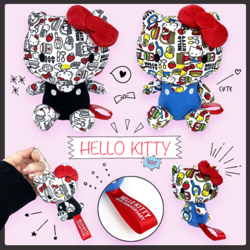 キティちゃん50周年記念ぬいぐるみ・キーチェーンはレア度たっぷりで