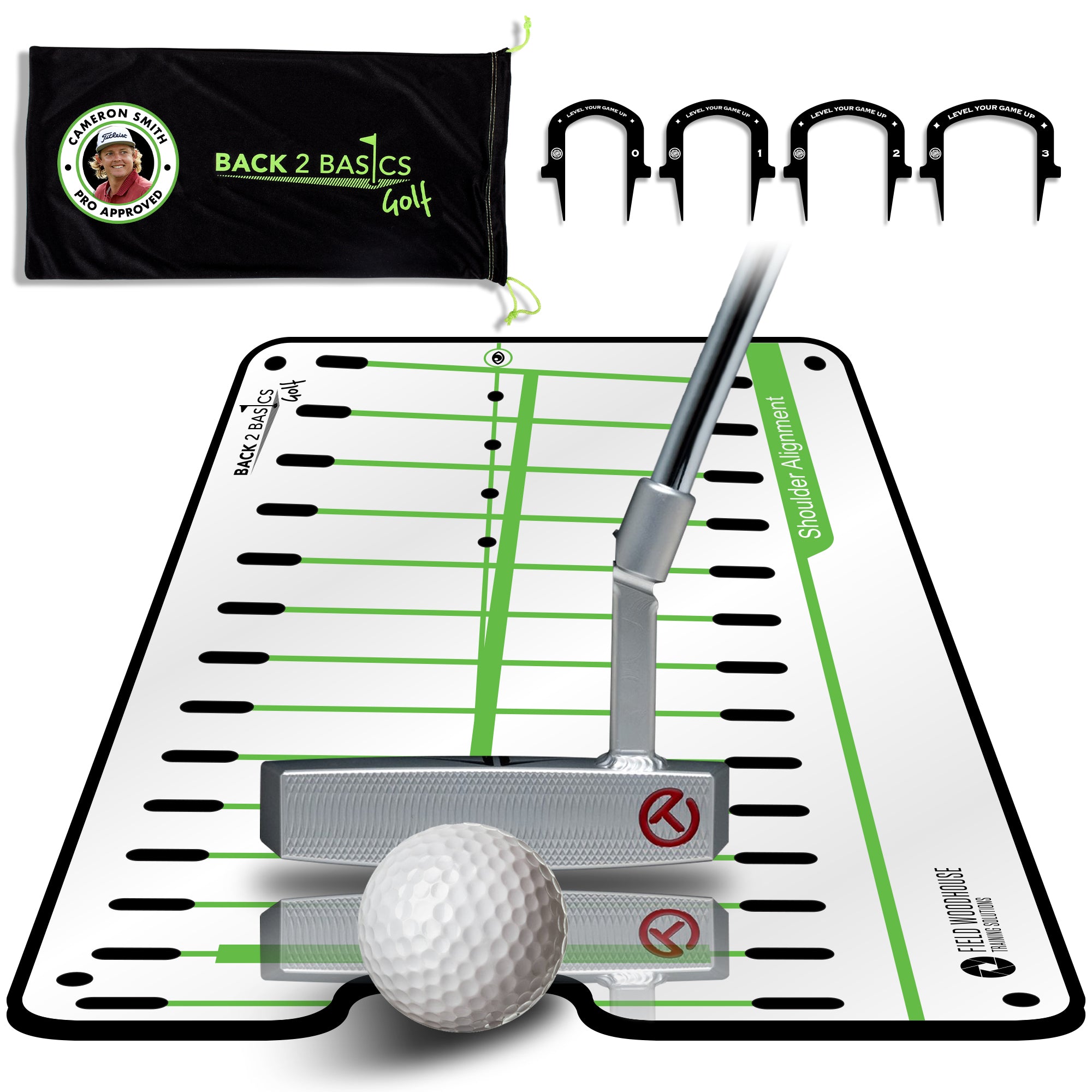 Back 2 Basics Pro Path Putting Mirror with 4 Gates – Performance