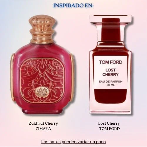 Zimaya Zukhruf Cherry Perfume Árabe Feminino 100ml