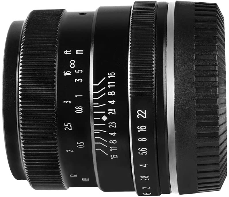 PERGEAR 35mm F1.2 大口径 単焦点レンズ 手動焦点固定レンズ (Sony E