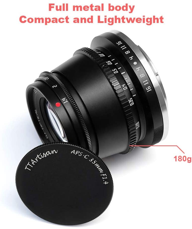 銘匠光学 TTArtisan 35mm F1.4 手動焦点固定レンズ Sonyカメラに対応