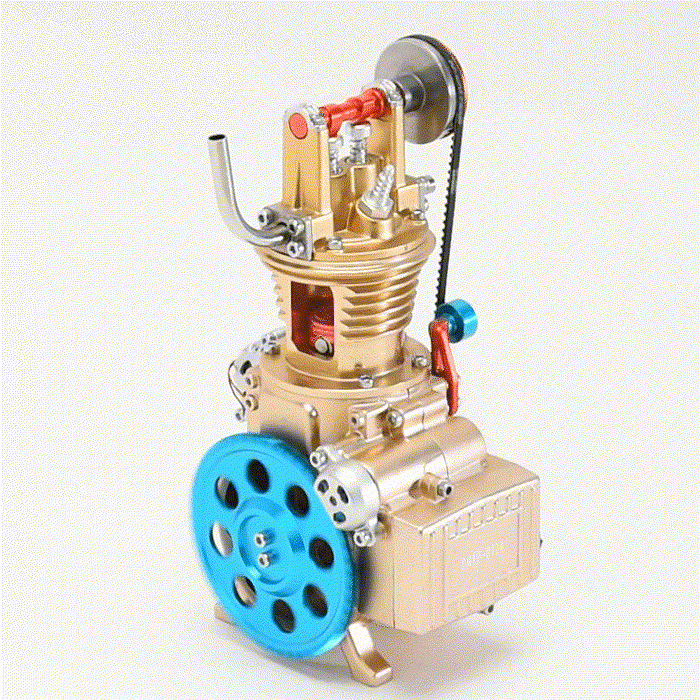 土星エンジン フルメタル 組み立て 単気筒 ガソリンエンジン モデル