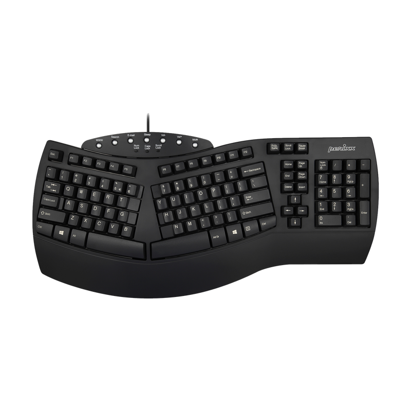 PERIBOARD-512B-有線エルゴノミクスキーボード – Perixx Japan