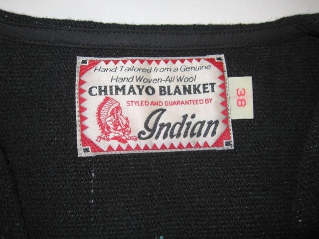 インディアンモーターサイクル チマヨベスト ブラック - JET RUG