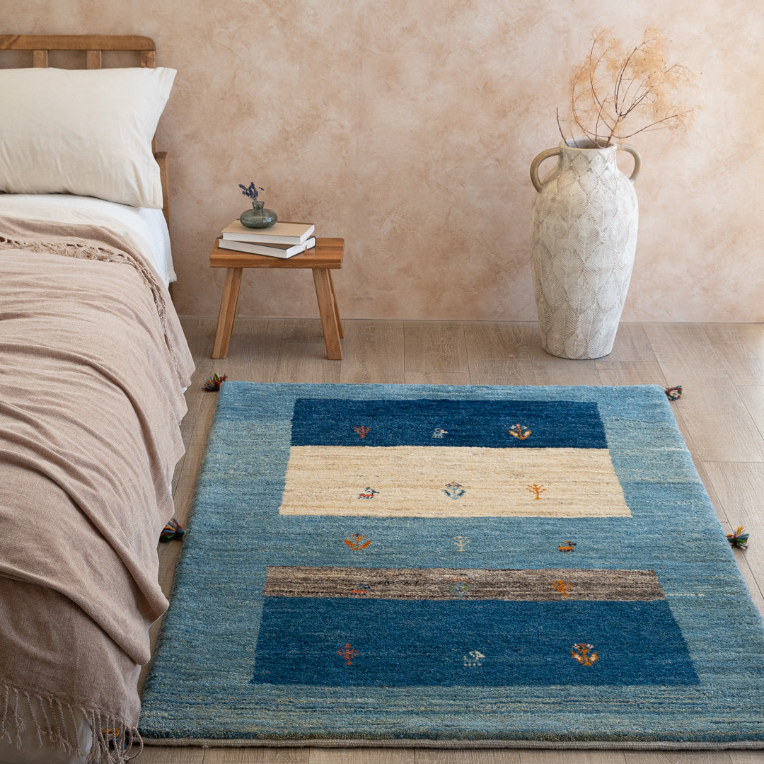 ギャッベ ペルシャ手織り絨毯 ラグ 100×150cm – Persiadirect