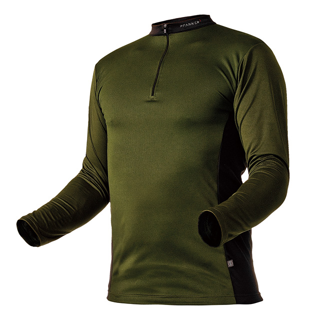 PFANNER ONLINE SHOP / ジップネックシャツ 長袖