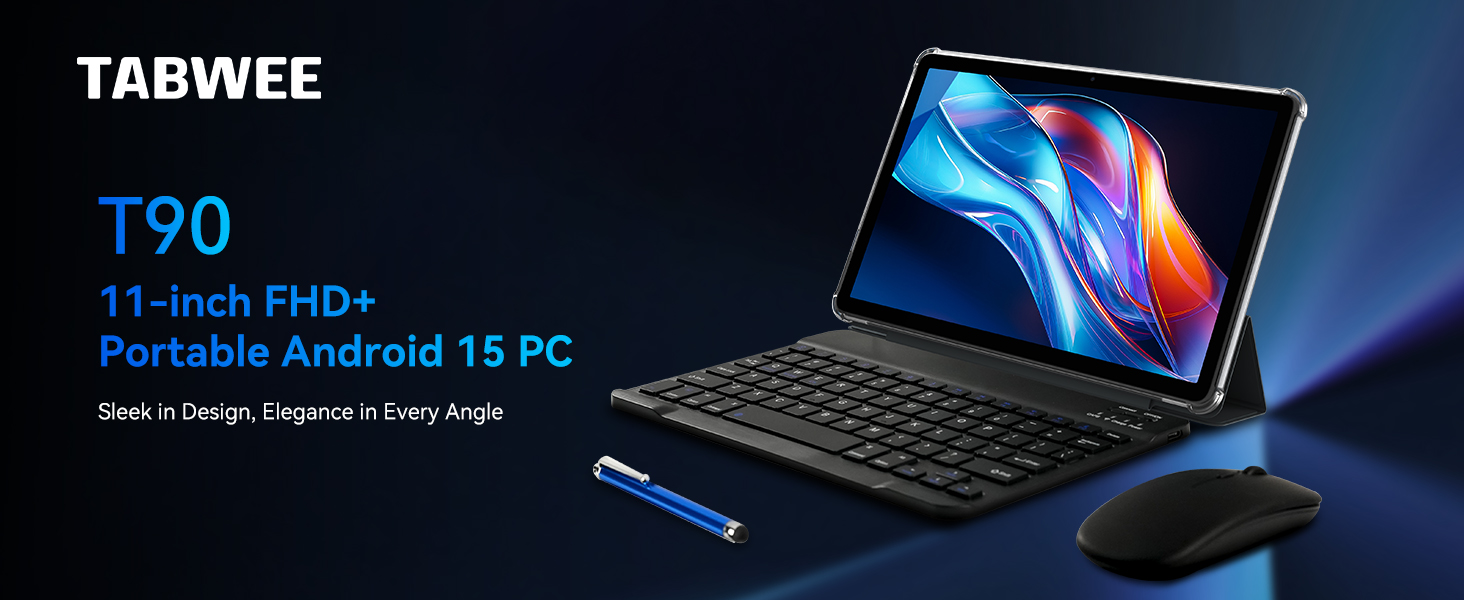 TABWEE T90 WiFi Tablet 11 Inch Andriod 16 24GB+128GB 8000mAh