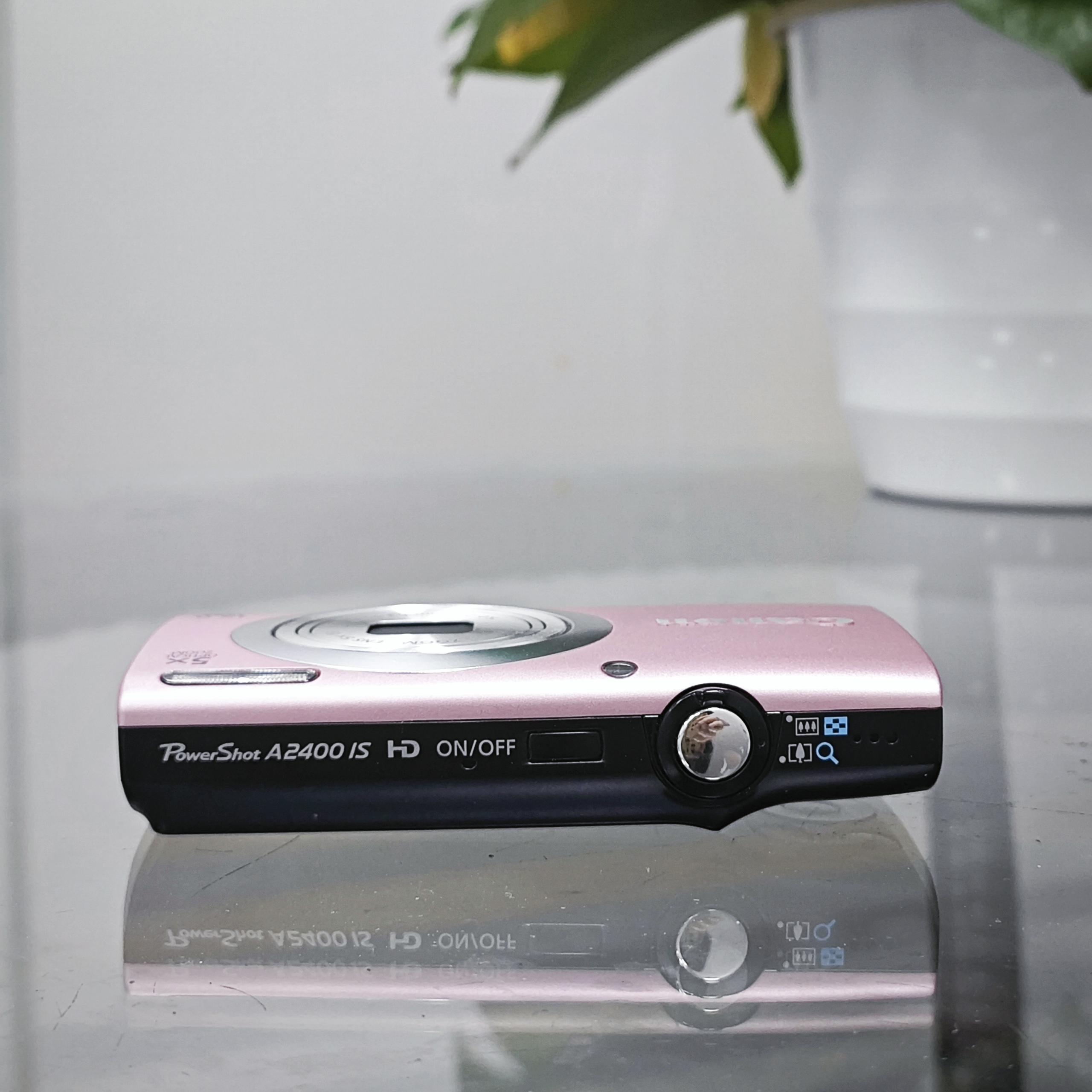 90% NEW Canon PowerShot A2400 IS 16.0MP Digital Camera Pink - 100