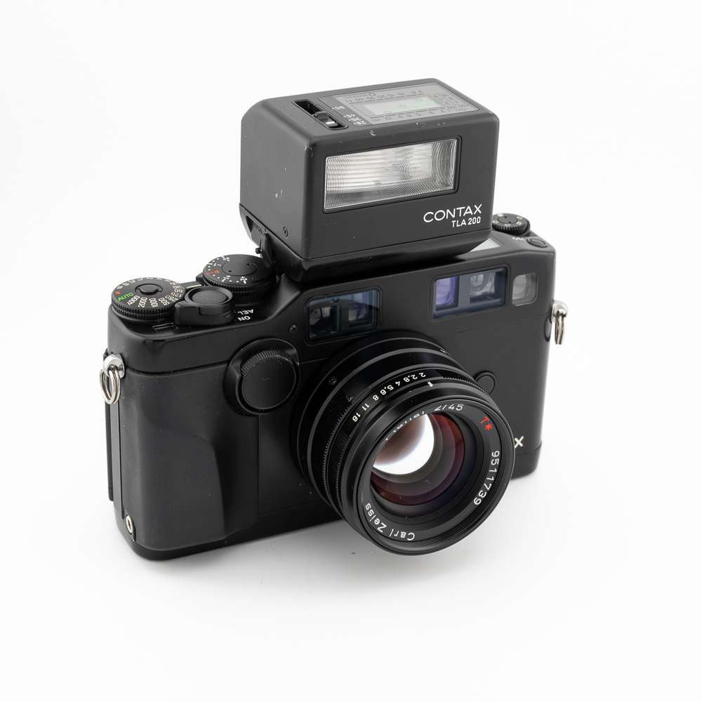 Contax G2 Black 35mm Rangefinder Camera with Carl Zeiss 45mm f/2