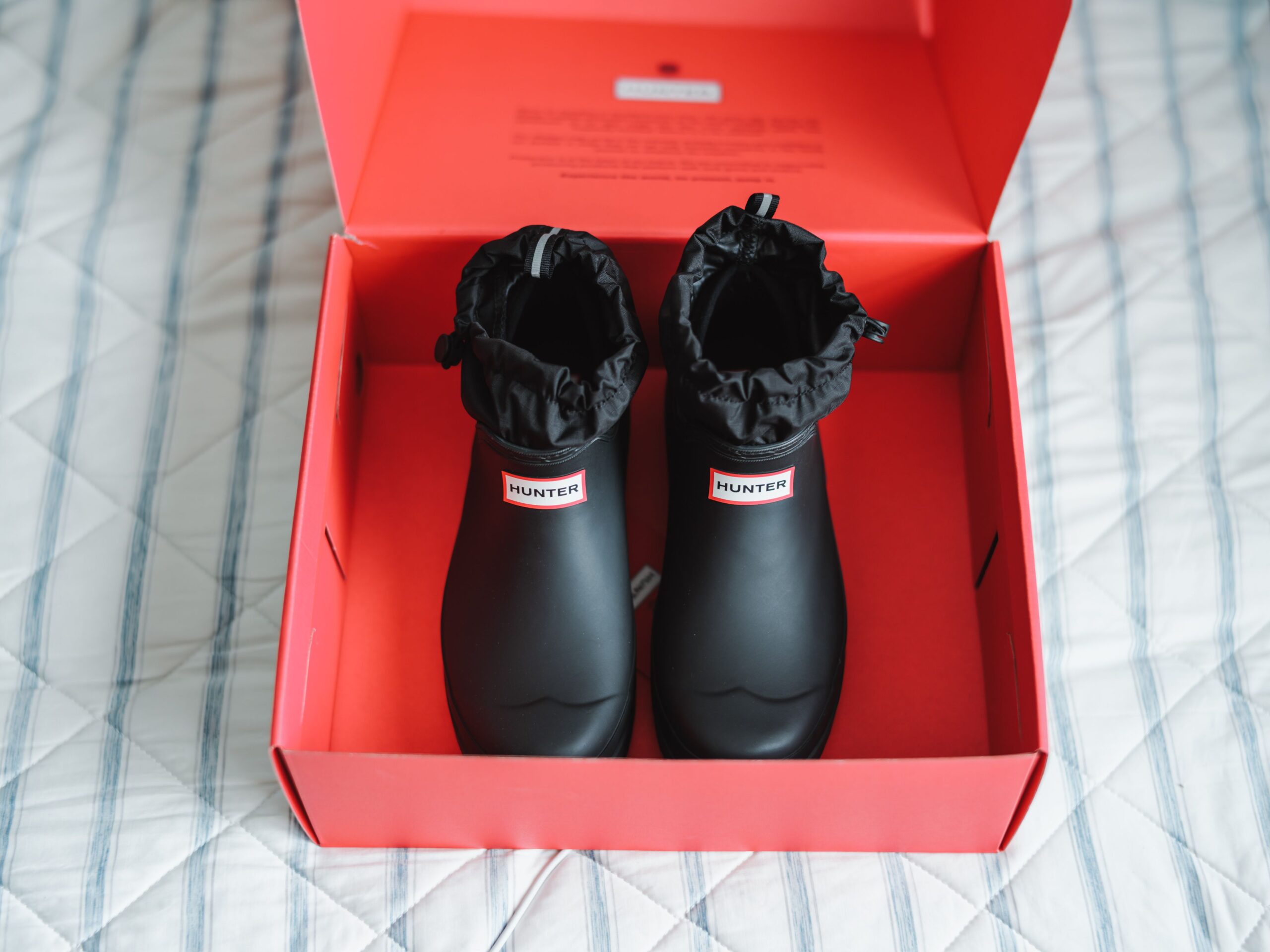 雨の中を歩くなら。HUNTER “プレイショート トラベルブーツ” | NocTone