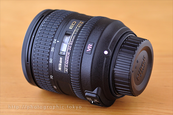 FX用お手軽標準ズームレンズ「AF-S NIKKOR 24-85mm f/3.5-4.5G ED VR