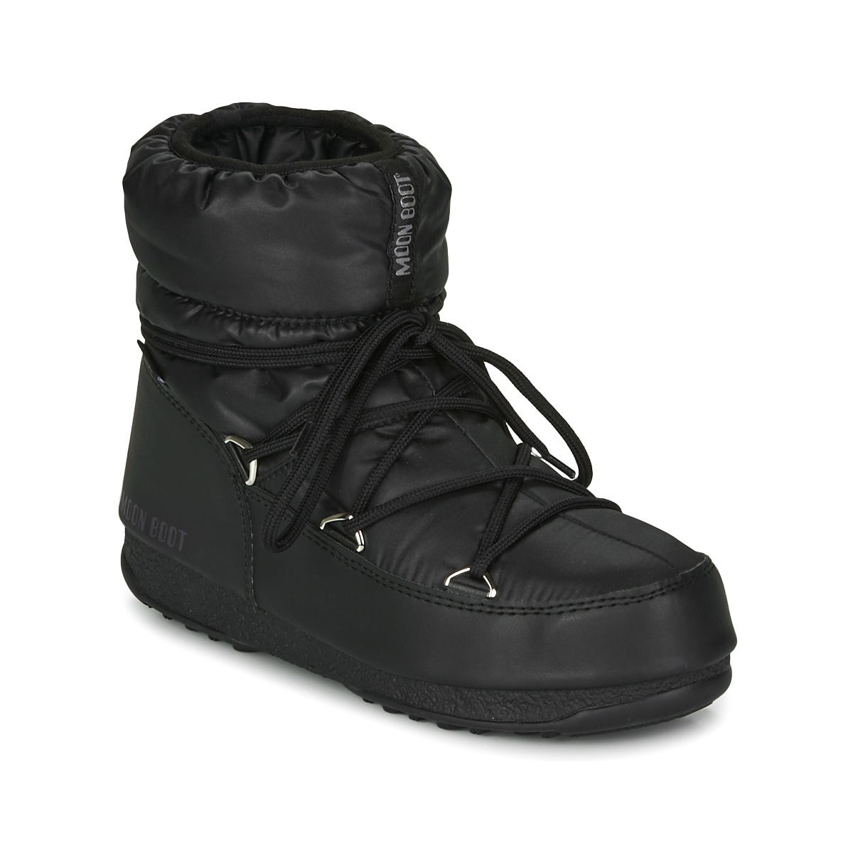 Moon Boot MOON BOOT LOW NYLON WP 2 Black - Free delivery | Spartoo