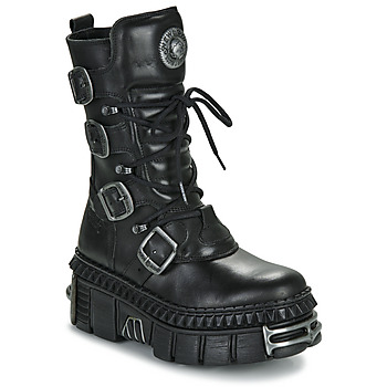New Rock WALL 1473 Black - Free delivery | Spartoo NET ! - Shoes