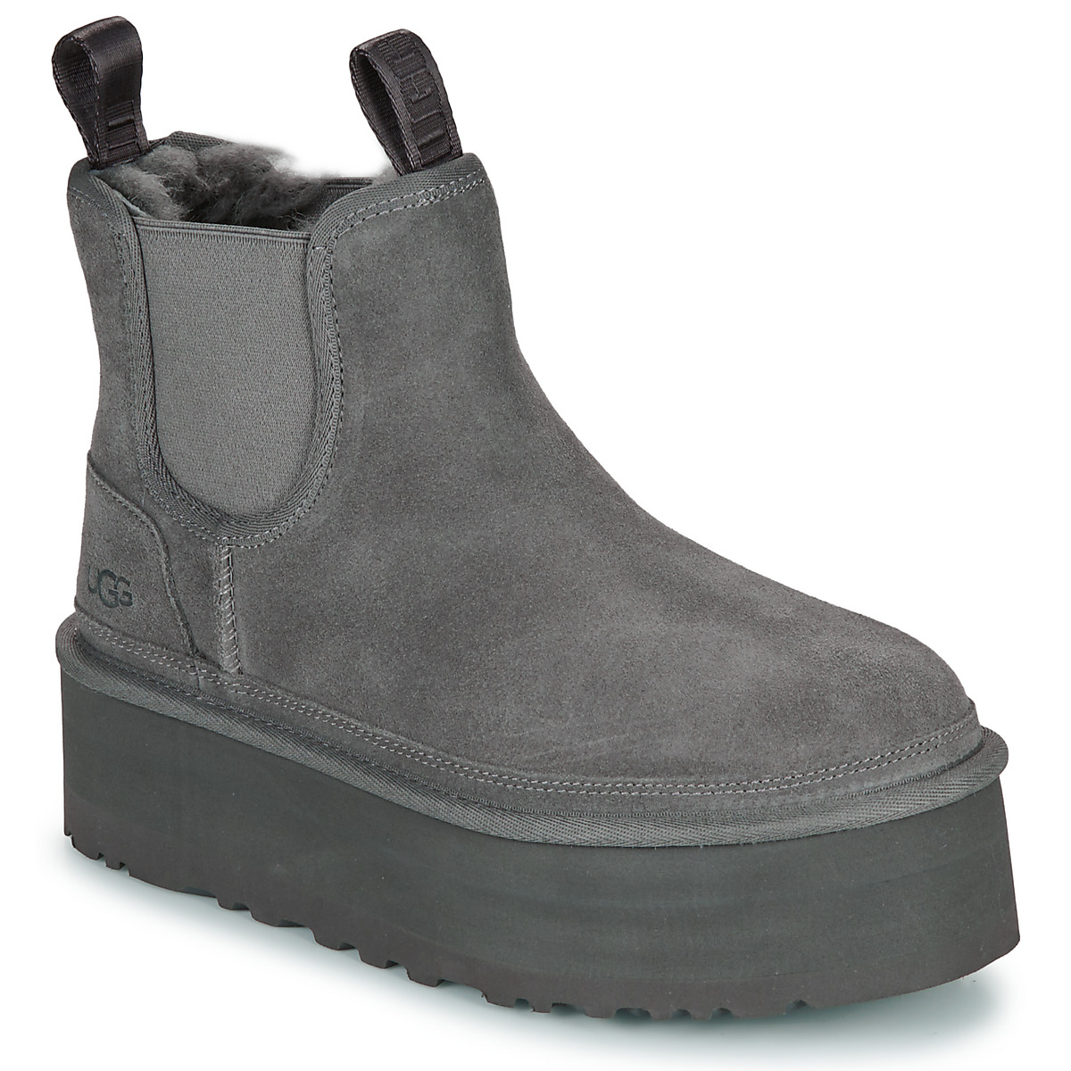 UGG NEUMEL PLATFORM CHELSEA Grey - Free delivery | Spartoo NET