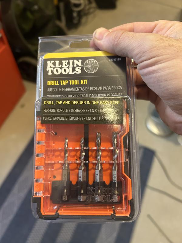 Klein Tools Drill Tap Tool Kit 8-Piece Standard (SAE) Tap and Die