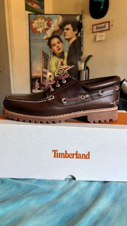 Timberland Men's Authentic 3-Eye Classic Lug Boat Shoe - Macy's