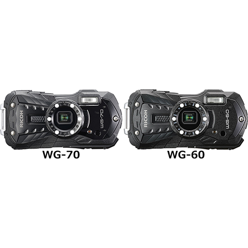 RICOH WG-70」と「RICOH WG-60」の違い - フォトスク