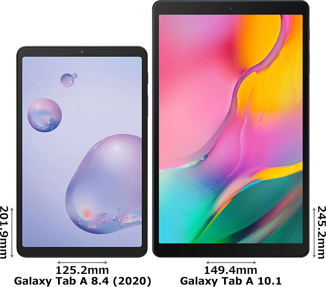 Galaxy Tab A 8.4 (2020)」と「Galaxy Tab A 10.1」の違い - フォトスク