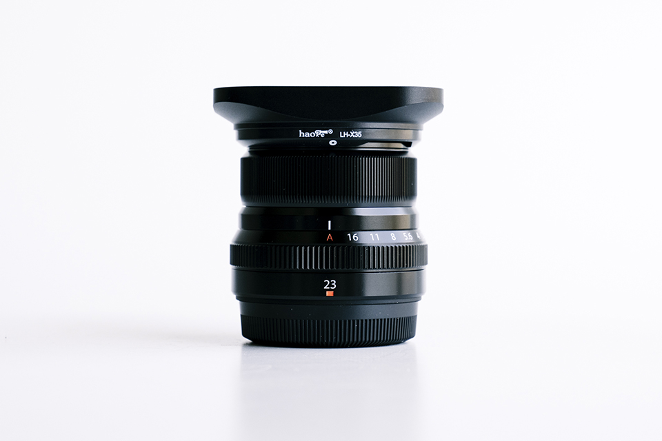 XF23mmF2 R WRとちょっとドレスアップ