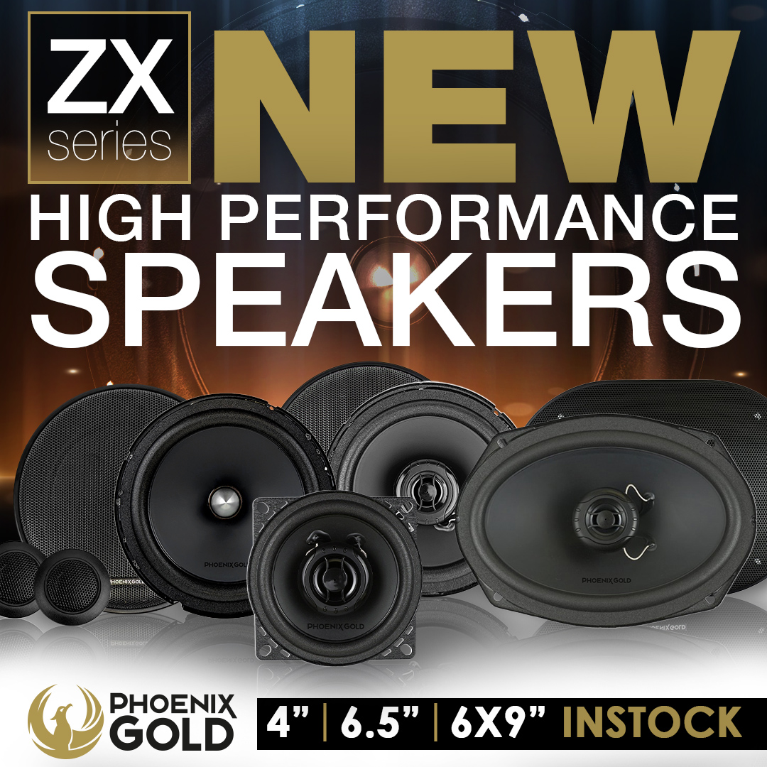 New ZX Series Speakers from Phoenix Gold