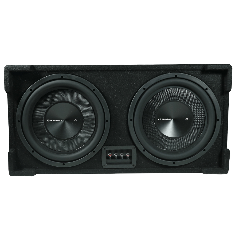 ZX212PBS 1000W Max Power | 2 x 12-Inch Slim Passive Subwoofer Box