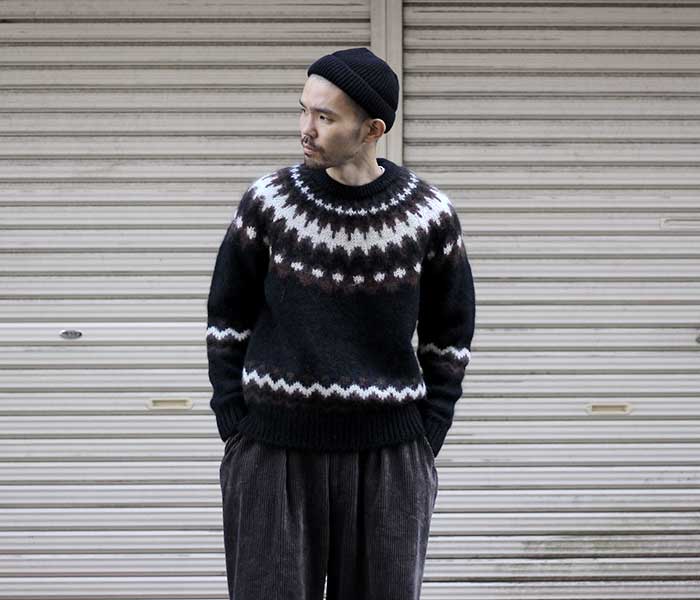 BATONER,モヘアノルディックセーター。今年の冬にも彩りを。 | andPheb