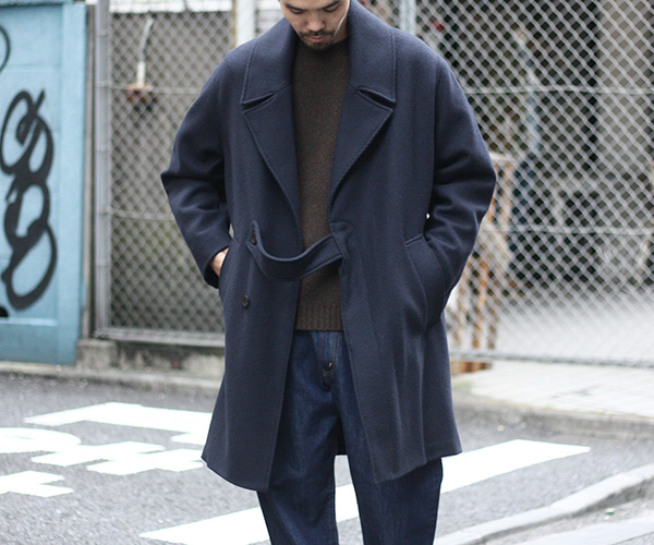 COAT】STUDIO NICHOLSON OVER SIZED WOOL COAT “CELEMAN” | andPheb