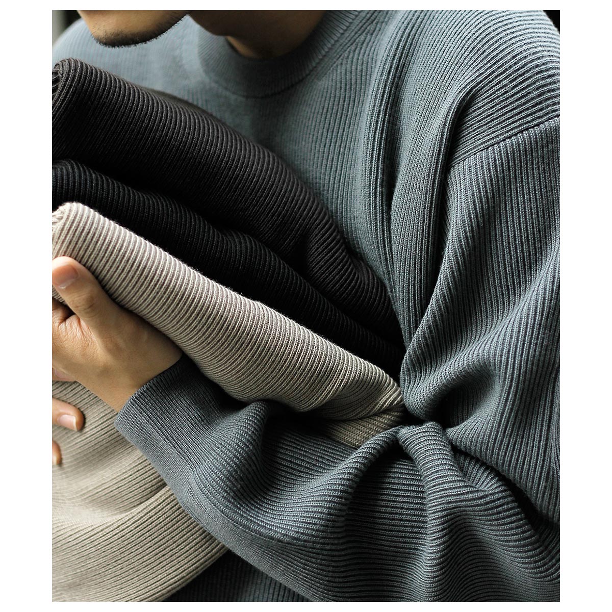 超強撚ニットから秋が始まる。#BATONER | andPheb Staff Blog