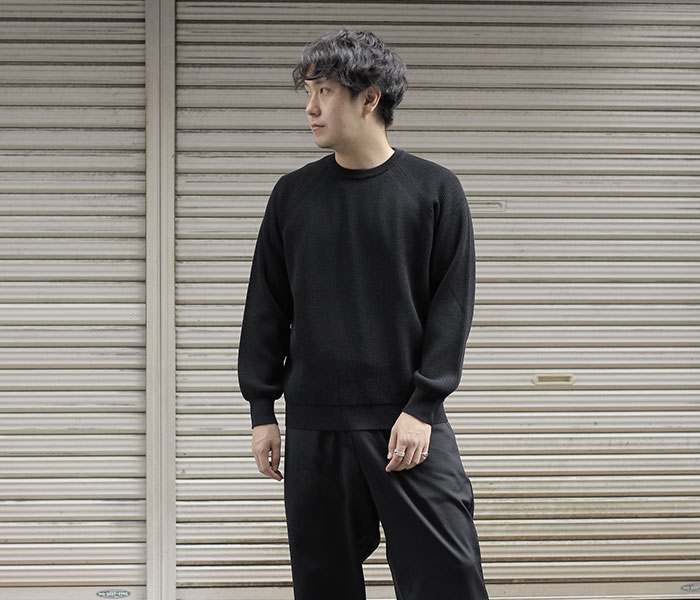 9/4(金)販売開始!!BATONER,HARD TWIST WOOL CREW NECK. | andPheb