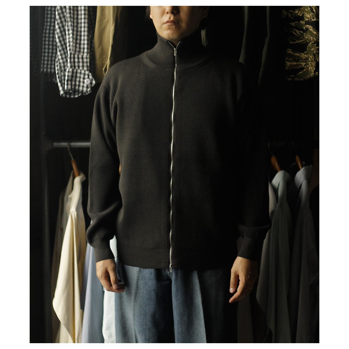 バトナー BATONER スーパー ハイツイスト ウール ドライバーズニット