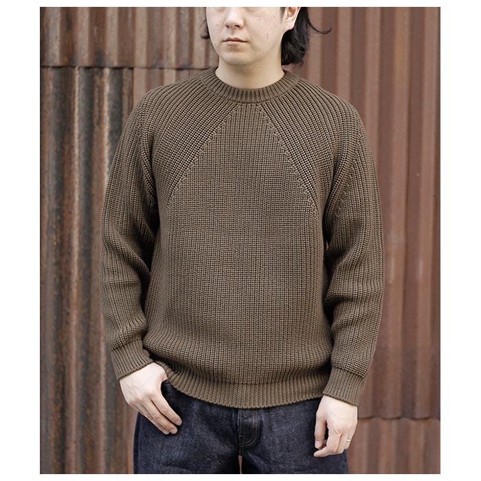 バトナー BATONER シグネチャー クルーネック セーター SIGNATURE CREW