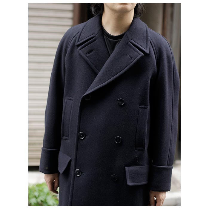SCYE サイ ウール カシミヤ メルトン ダブル オーバーコート Wool