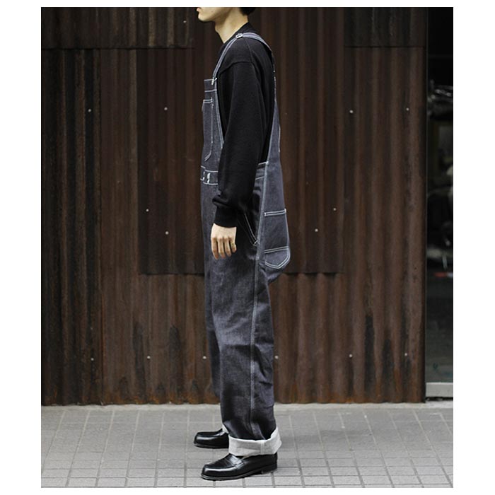 値下げ Snap-on ストライプオーバーオール Mサイズ Snap-on スナップ