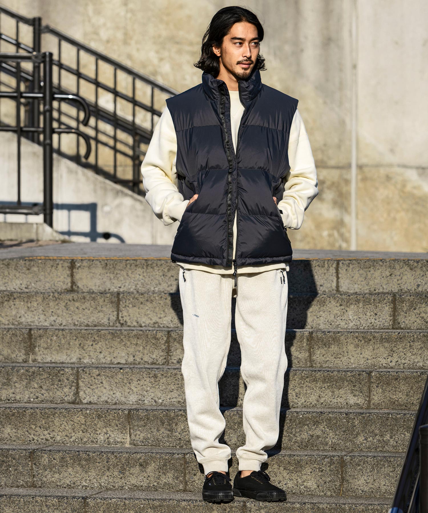 MENS】QUILTING DOWN VEST キルティング ダウンベスト / WINDSTOPPER(R